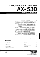 Yamaha AX-530-Service-Manual